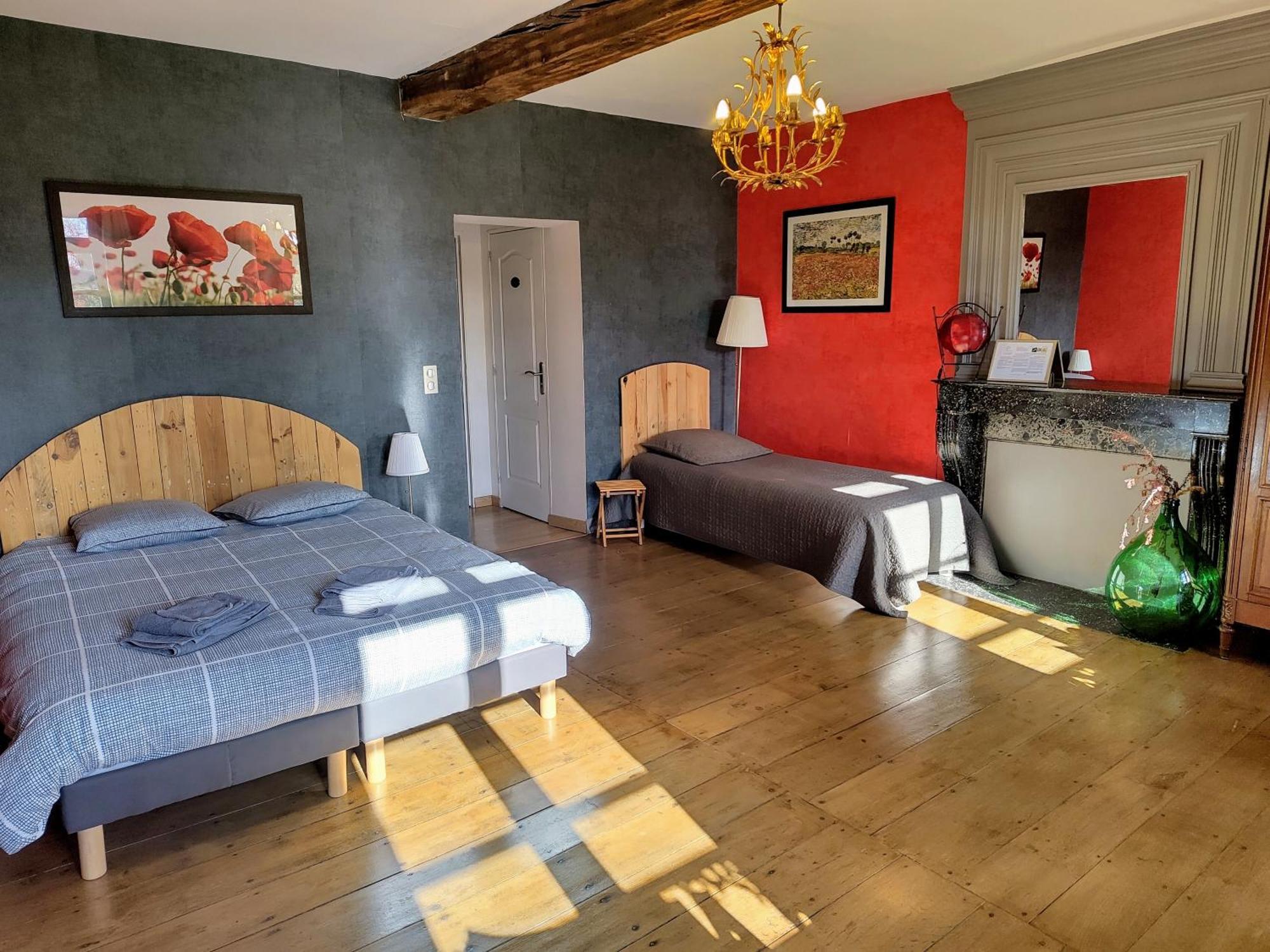 Aubepine Bed & Breakfast Sains-du-Nord Luaran gambar